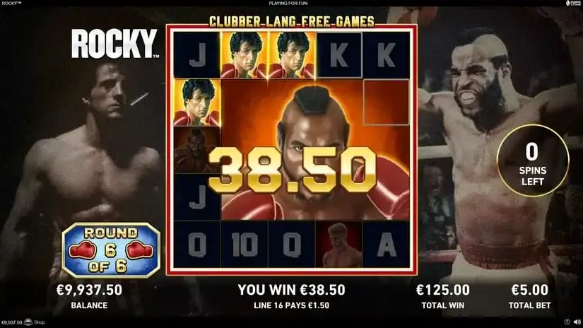 Rocky slot screenshot 6