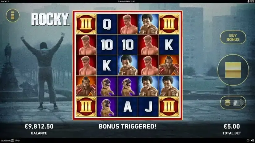Rocky slot screenshot 3