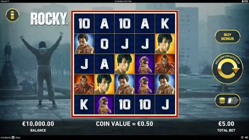 Rocky slot screenshot