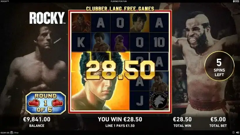 Rocky slot screenshot 5