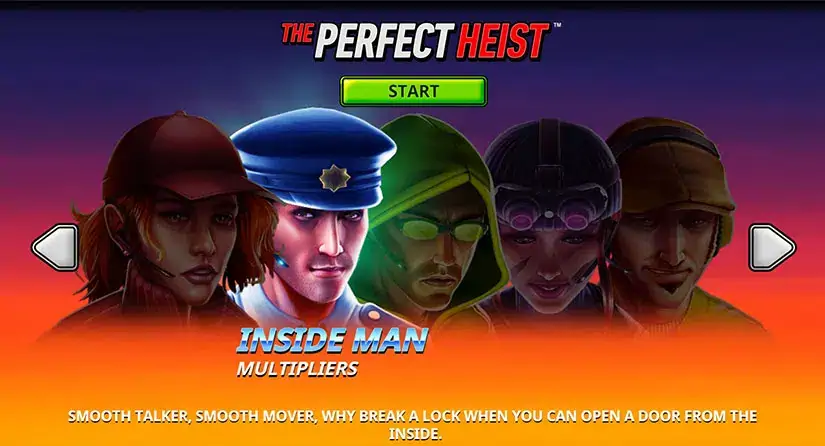 The Perfect Heist slot screenshot 1