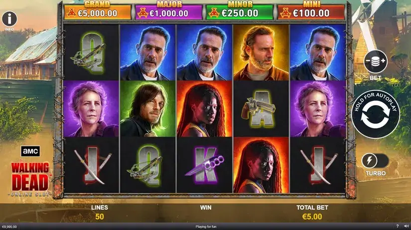The Walking Dead slot screenshot 1