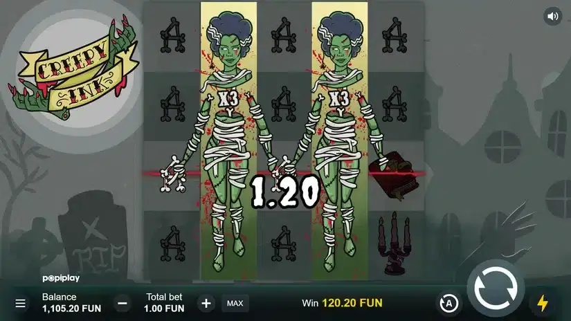 Creepy Ink slot screenshot 3