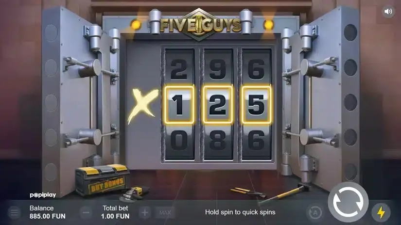 Five Guys slot screenshot 5