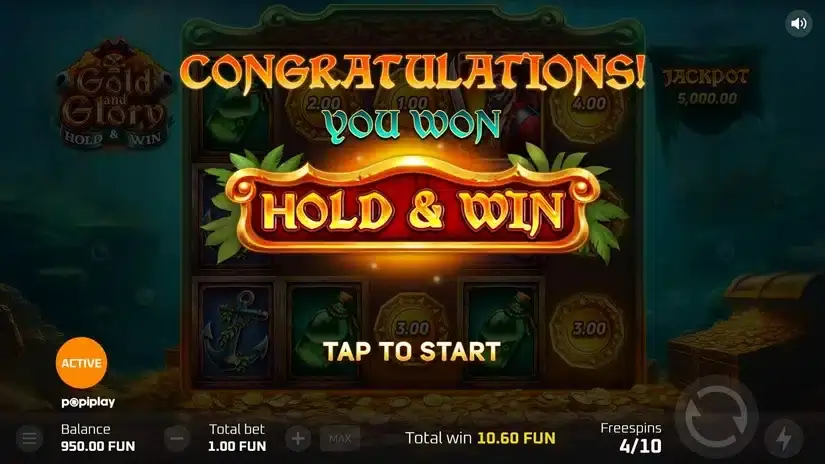 Gold And Glory Hold and Win slot screenshot 5