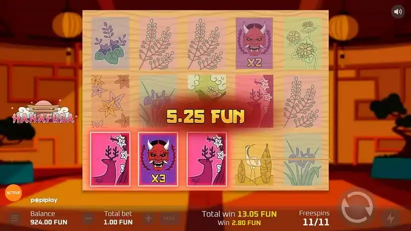 Hanafuda slot screenshot 5