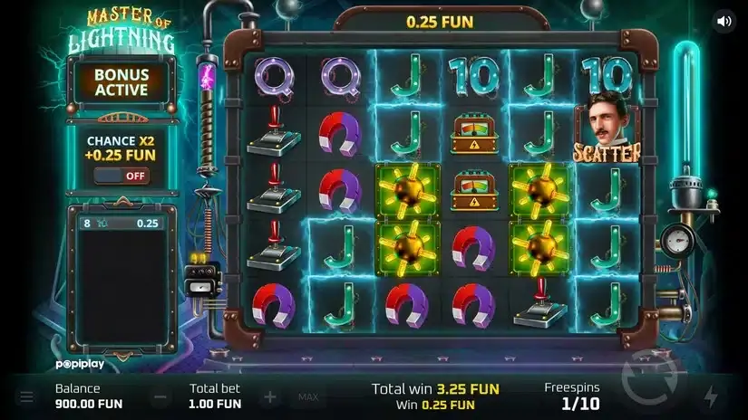 Master of Lightning slot screenshot 4
