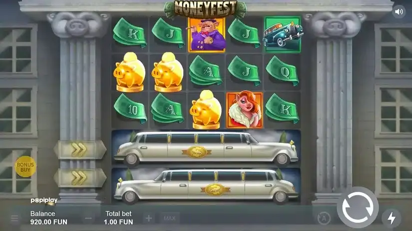 Moneyfest slot screenshot 2