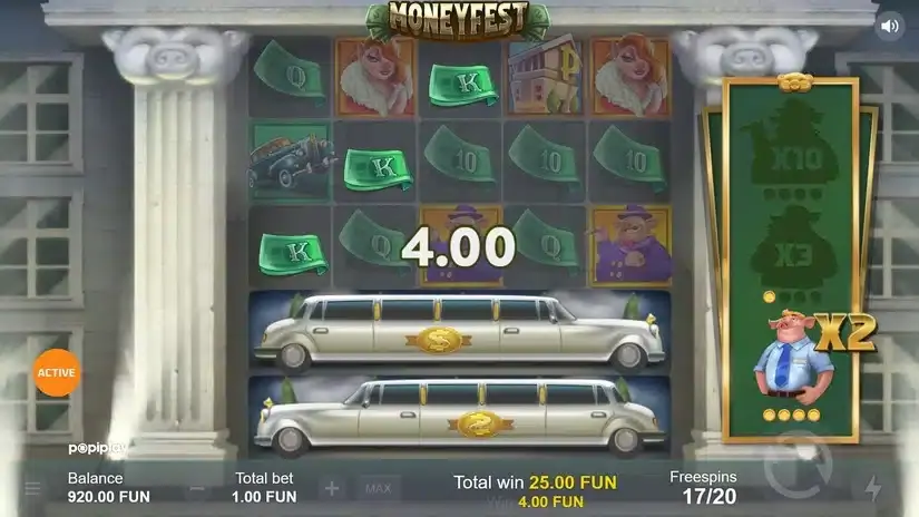 Moneyfest slot screenshot 6