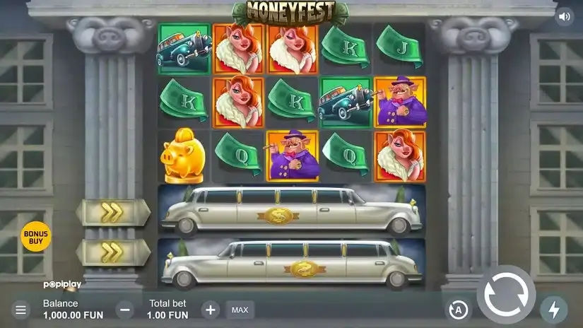 Moneyfest slot screenshot 1
