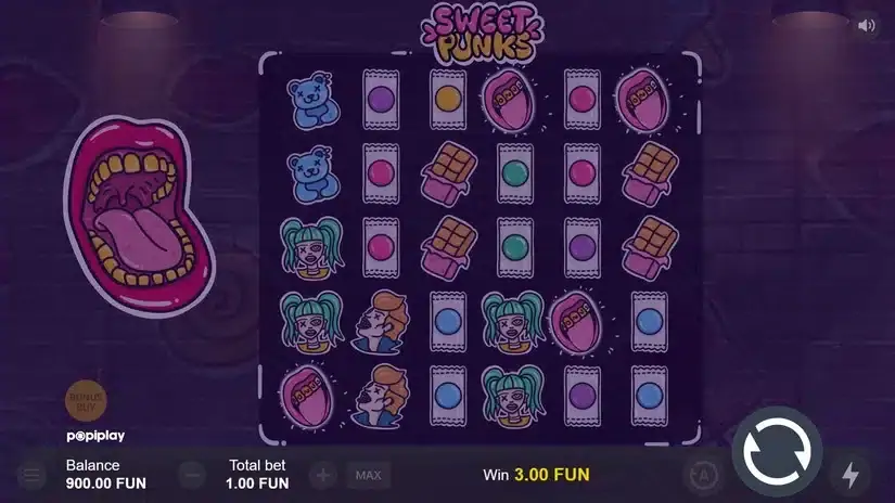 Sweet Punks slot screenshot 2