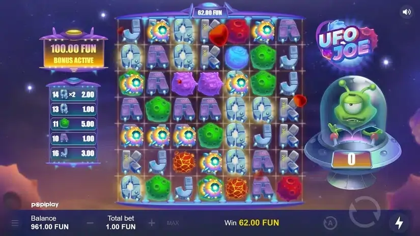 UFO Joe slot screenshot 3