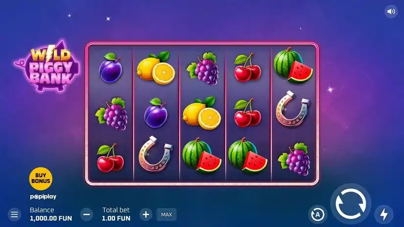 Wild Piggy Bank slot screenshot 1