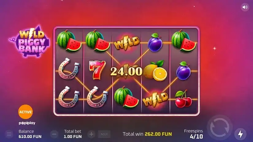 Wild Piggy Bank slot screenshot 5