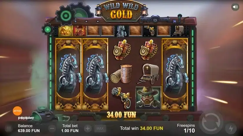 Wild Wild Gold slot screenshot 4