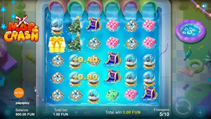 Xmas Crash slot screenshot 3