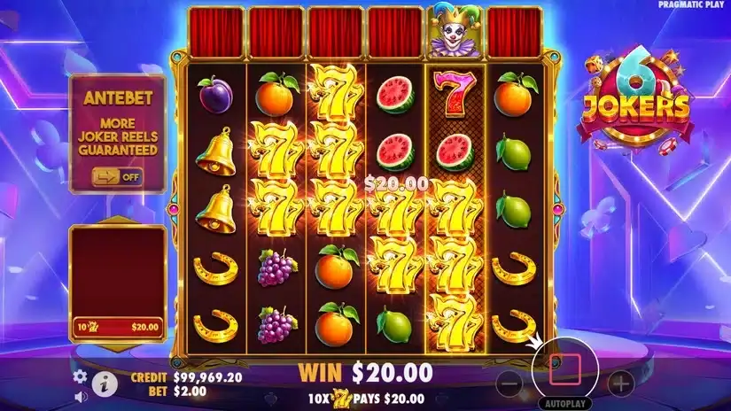 6 Jokers slot screenshot 3
