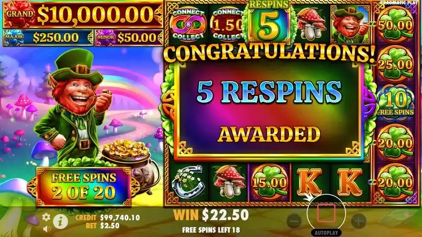 7 Clovers of Fortune slot screenshot 4