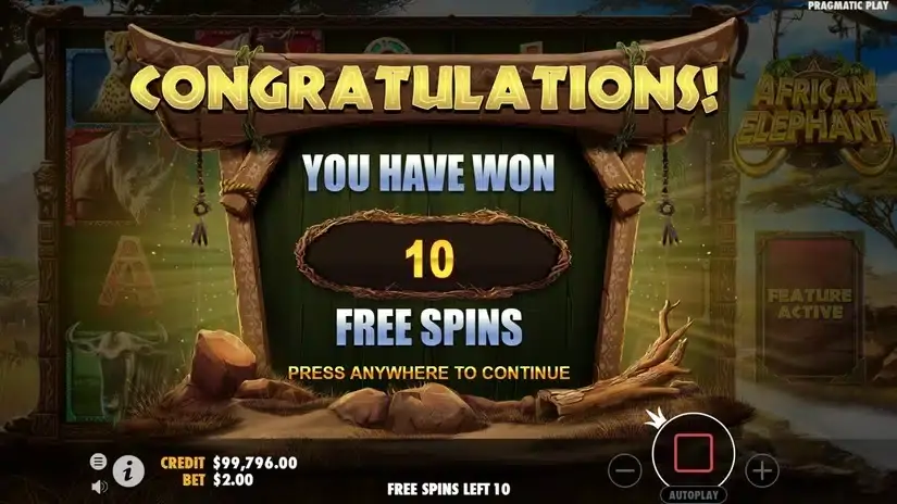 African Elephant slot screenshot 3