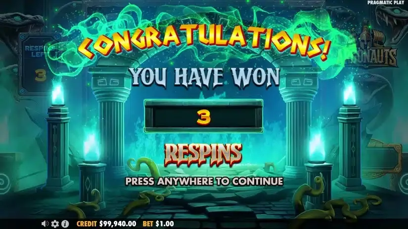 Argonauts slot screenshot 3