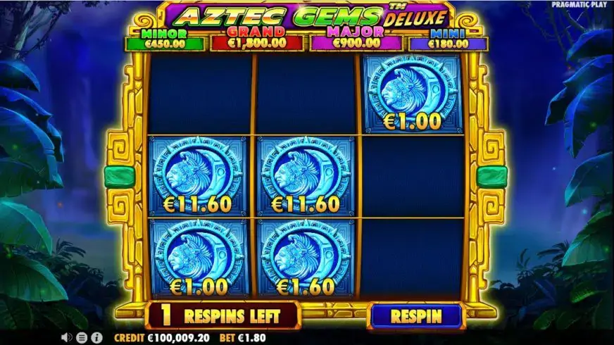 Aztec Gems Deluxe slot screenshot 3