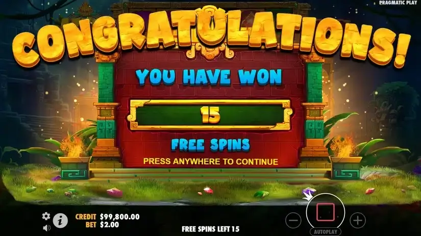 Aztec Powernudge slot screenshot 2