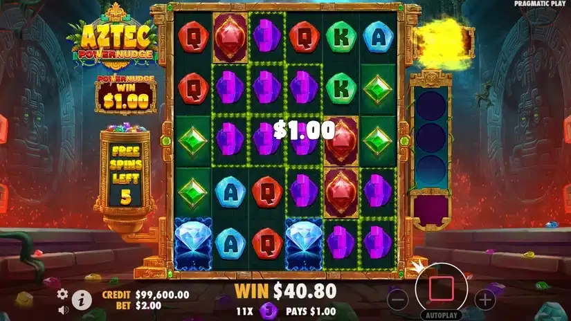 Aztec Powernudge slot screenshot