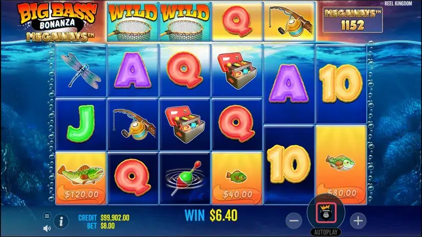 Big Bass Bonanza Megaways slot screenshot 