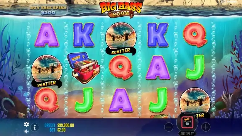 Big Bass Boom slot screenshot 2
