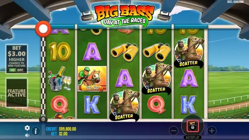 Big Bass Day at Races slot screenshot 2