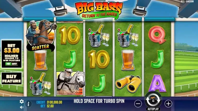 Big Bass Return to the Races slot screenshot 