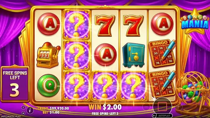 Bingo Mania slot screenshot 4
