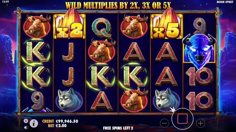 Bison Spirit slot screenshot 5
