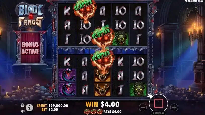 Blade & Fangs slot screenshot 3
