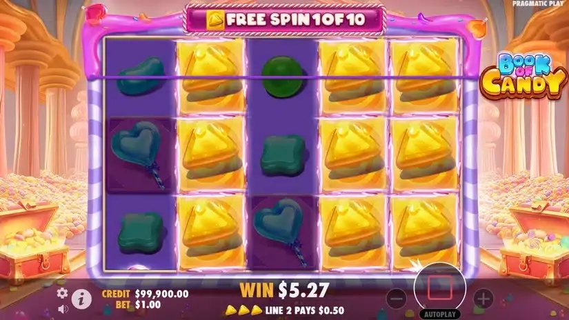 Book of Candy slot screenshot 3