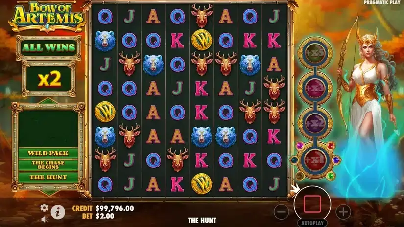 Bow of Artemis slot screenshot 3
