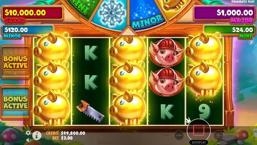 Brick House Bonanza slot screenshot 2