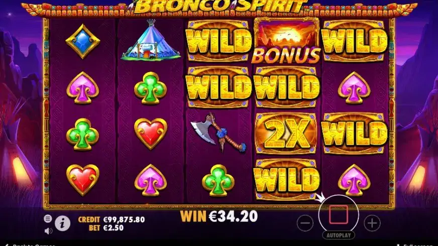 Bronco Spirit slot screenshot 5