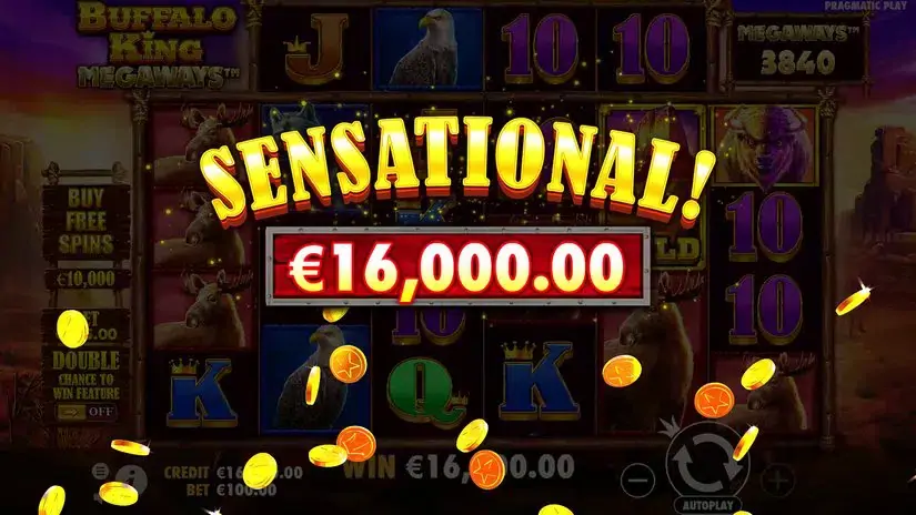 Buffalo King Megaways slot screenshot 