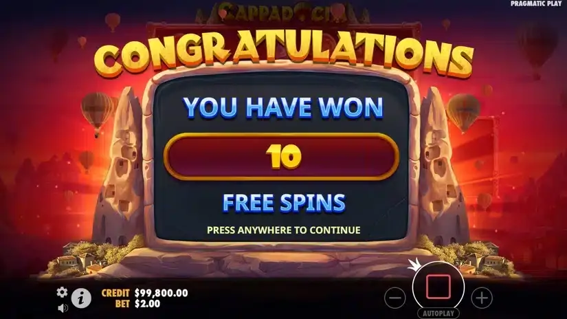 Cappadocia slot screenshot 3