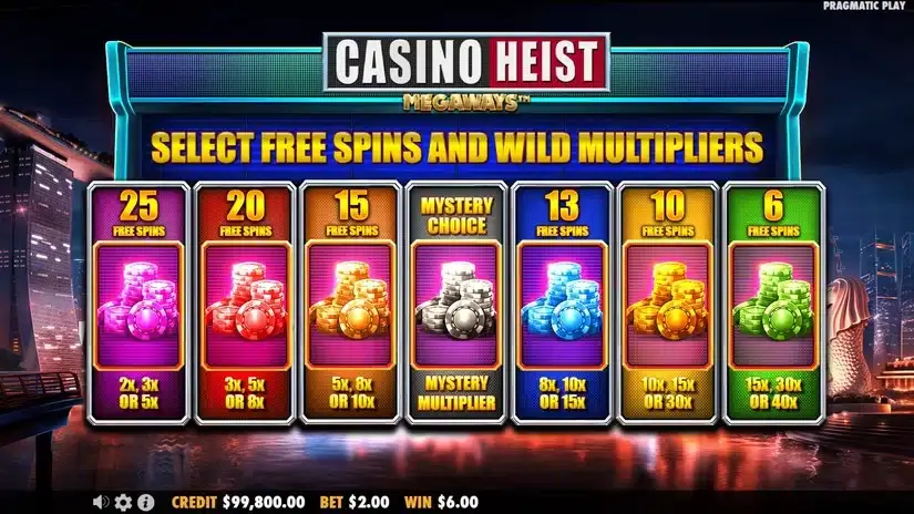 Casino Heist Megaways slot screenshot 3