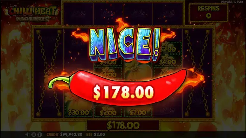 Chilli Heat Megaways slot screenshot
