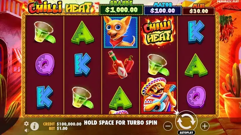 Chilli Heat slot screenshot