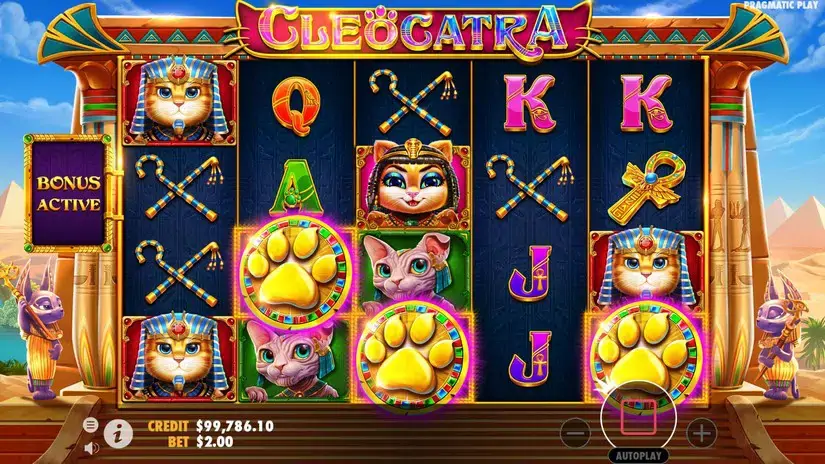 Cleocatra slot screenshot 3
