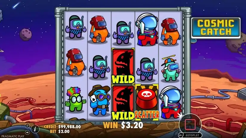 Cosmic Catch slot screenshot 2