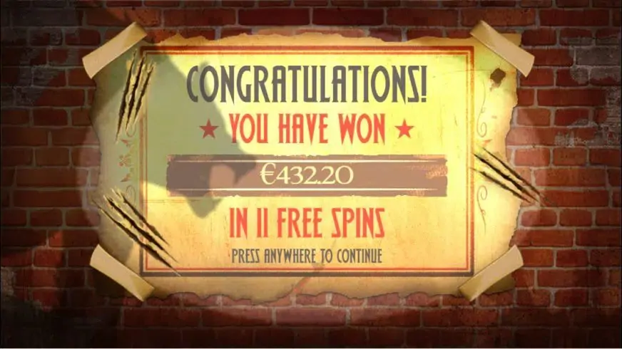 Curse of the Werewolf Megaways slot screenshot 5