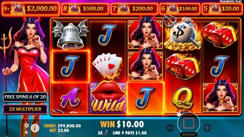 Devilicious slot screenshot 5