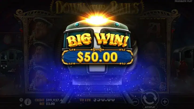 Down the Rails slot screenshot