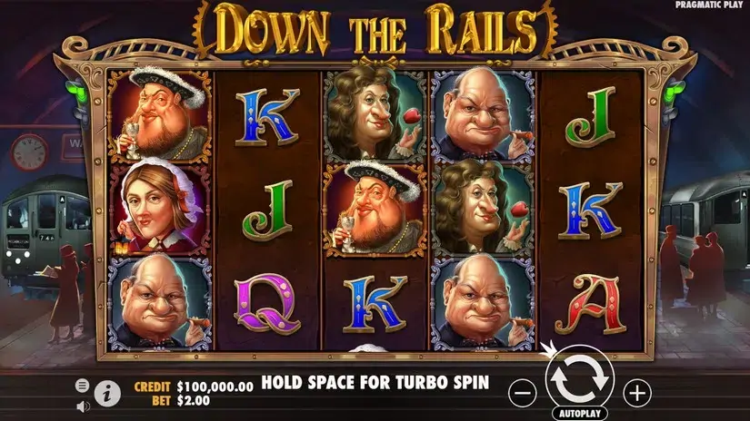 Down the Rails slot screenshot