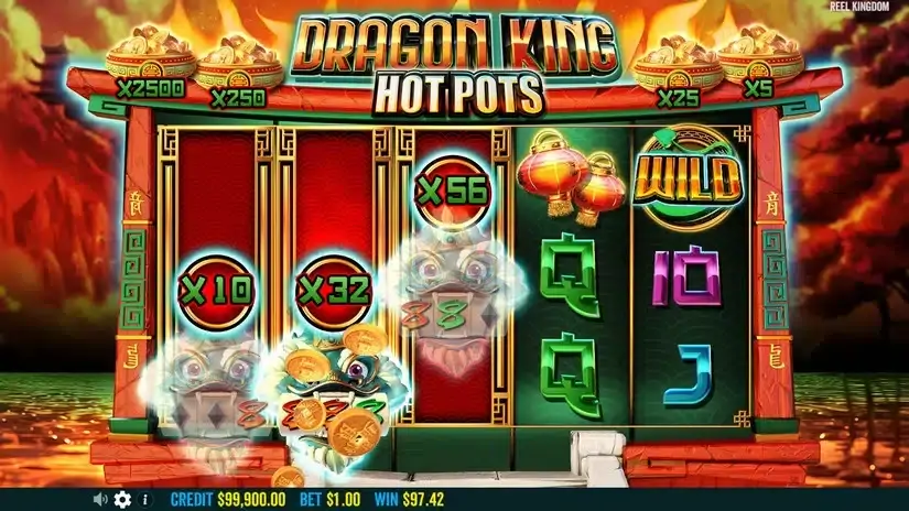 Dragon King Hot Pots slot screenshot 5